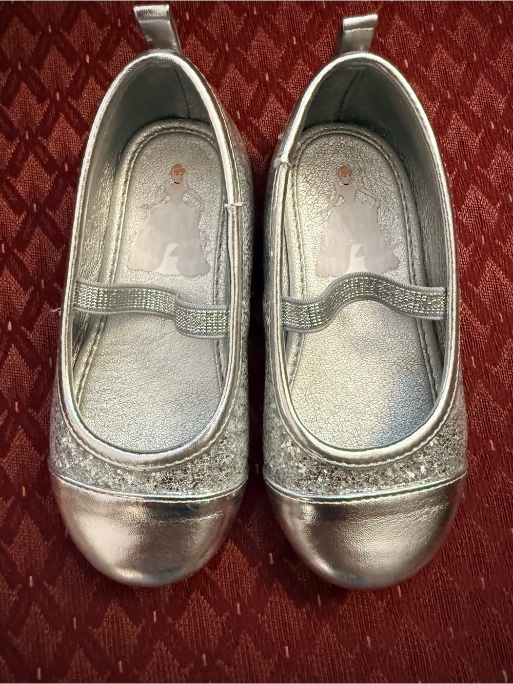 Cinderella Sequin Shoes for kids - Size 8